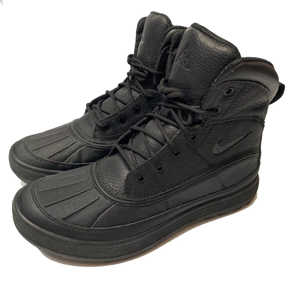 Nike ACG Woodside 2 Triple Black Leather Boots